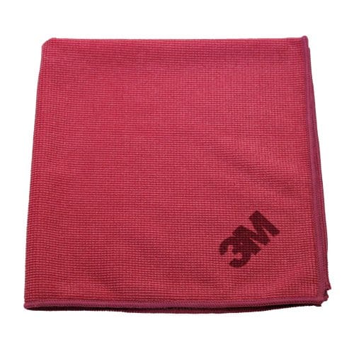PAÑO DE MICROFIBRA 36X36./5UND ROJO-ROSADO
