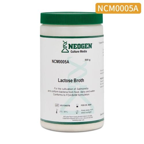 NCM0005A LACTOSE BROTH 500-PAIS DE ORIGEN US