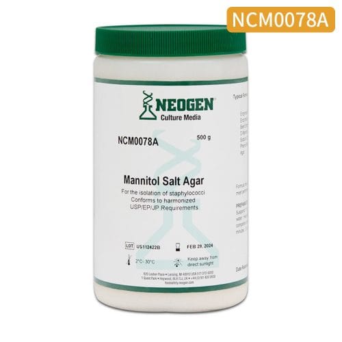 NCM0078A - MANNITOL SALT AGAR 500G