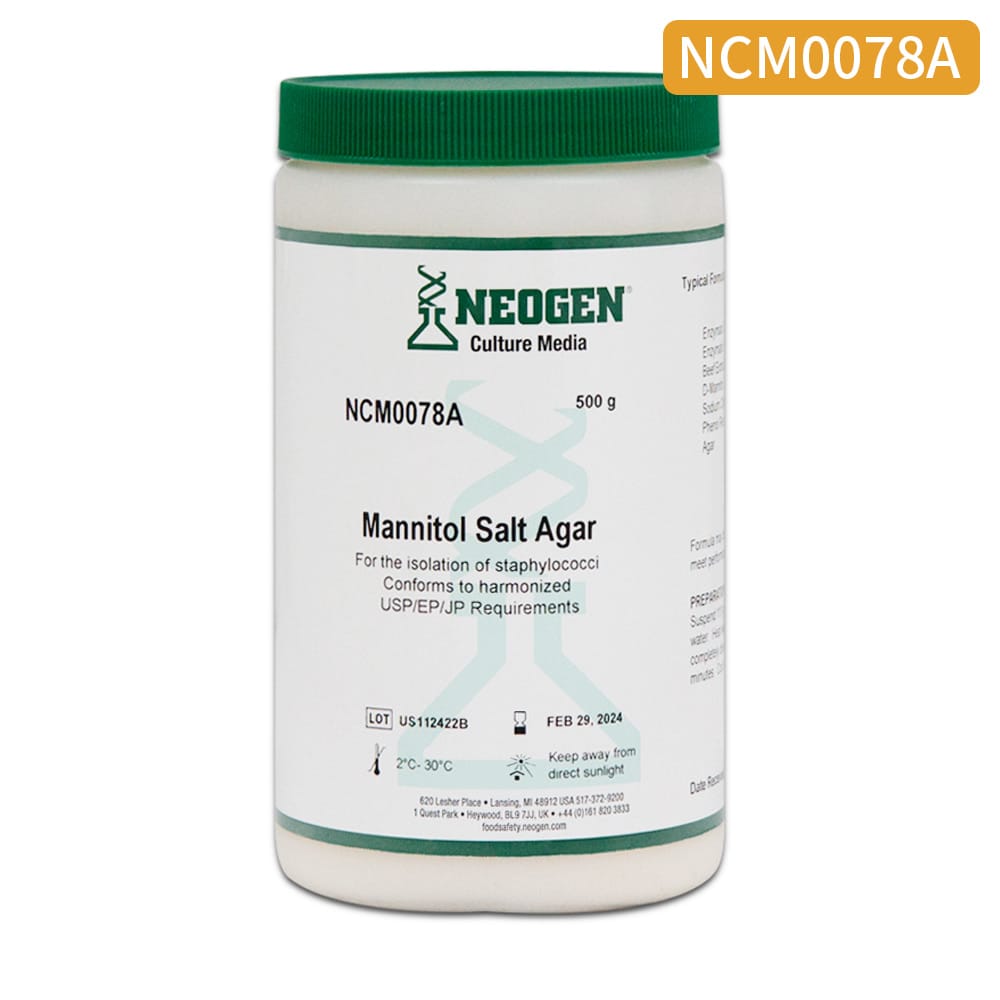 NCM0078A - MANNITOL SALT AGAR 500G