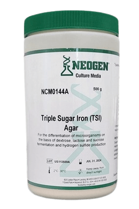 NCM0144A - TRIPLE SUGAR IRON  (TSI) AGAR 500G