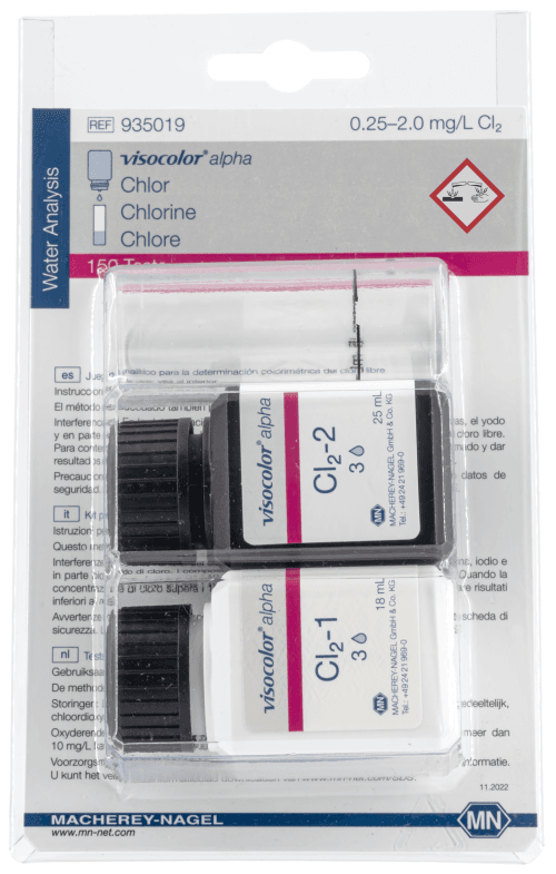VISOCOLOR - KIT VISOCOLOR ALPHACLORINE PARA CLORO LIBRE